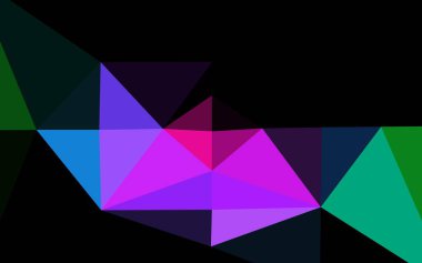 Koyu Çokrenkli, Gökkuşağı vektörü üçgen desenli.