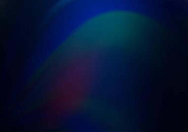 Koyu mavi vektör parlaklığı soyut arkaplanı bulanıklaştırdı.