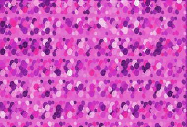 Eğri daireli açık pembe vektör deseni. Alnında çizgiler olan soyut bir çizim. Arkaplanlar için desenli dalga deseni.