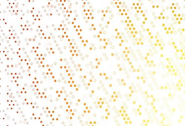 Açık sarı, turuncu vektör benekli. Bulanık yağmur damlaları olan soyut bir çizim. Suyun deseni, yağmur damlaları.