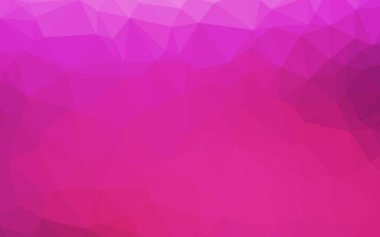 Çokgen desenli soyut geometrik renkli vektör çizimi.