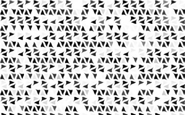 Açık Gümüş, üçgenli gri vektör arkaplanı.