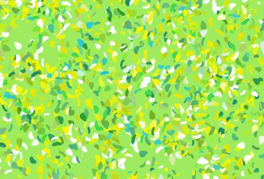 Soyut çiçeklerle kusursuz desen