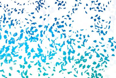 Soyut şekilli hafif Mavili vektör arkaplanı. Soyut gradyan şekilli basit renkli çizimler. Kartvizitiniz için modern tasarım.