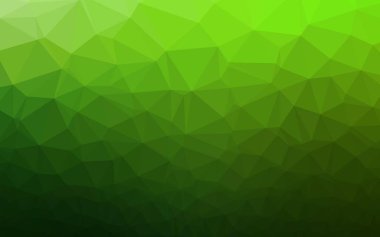 Çokgen desenli soyut geometrik renkli vektör çizimi.