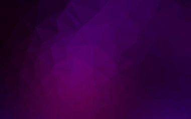 Çokgen desenli soyut geometrik renkli vektör çizimi.