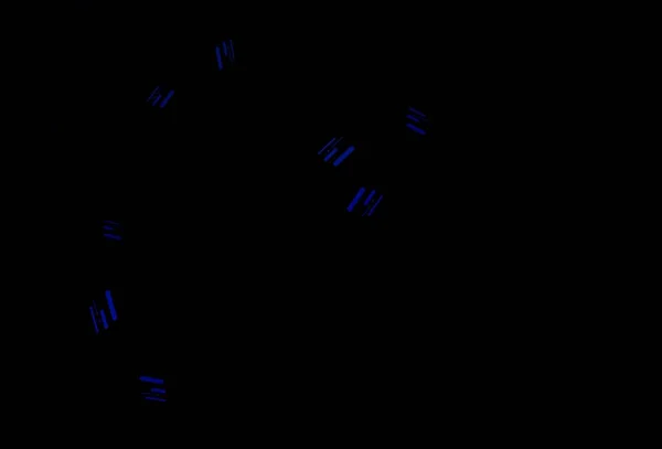 Темно Синій Векторний Шаблон Повторюваними Паличками Лінії Розмитому Абстрактному Тлі — стоковий вектор