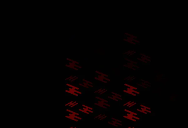 Patrón Vectorial Rojo Oscuro Con Líneas Estrechas Ilustración Decorativa Brillante — Vector de stock