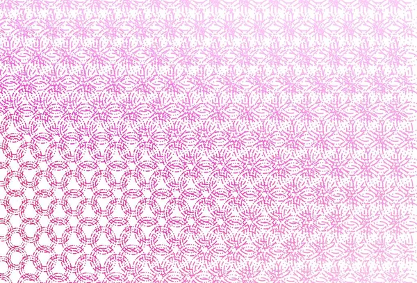 Textura Vectorial Rosa Claro Com Discos Ilustração Com Conjunto Brilhantes — Vetor de Stock