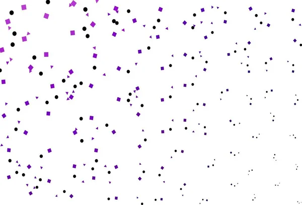Világos Lila Rózsaszín Vektor Elrendezés Körökkel Vonalakkal Téglalapokkal Körök Vonalak — Stock Vector