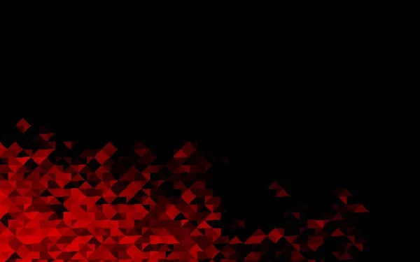 暗赤色のベクトル背景と三角形 — ストックベクタ
