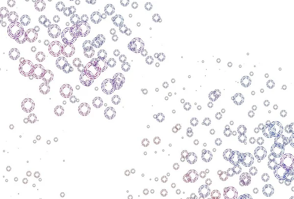 ライトブルー円の赤いベクトルテンプレート カラフルな水滴と現代抽象的なイラスト 水のパターン — ストックベクタ