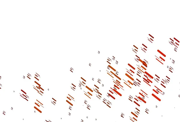 Ljusorange Vektor Layout Med Platta Linjer Linjer Suddig Abstrakt Bakgrund — Stock vektor