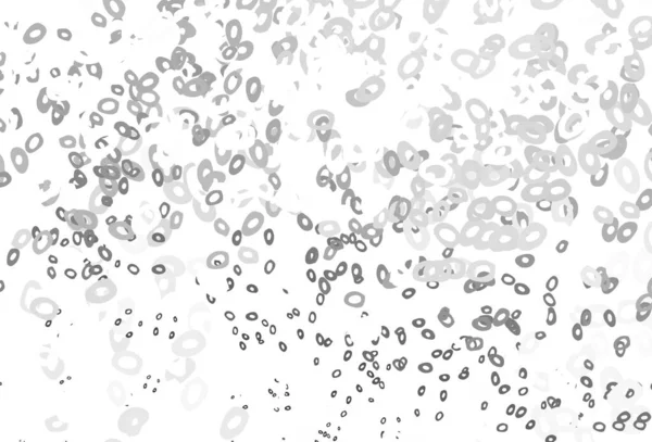 Açık gümüş, gri vektör, benekli. Bulanık dekoratif tasarım baloncuklu soyut tarzda. Marka kitabın için tamamen yeni bir şablon.