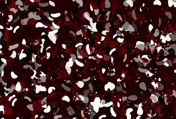 Textura Vetorial Vermelha Clara Com Formas Aleatórias Ilustração Abstrata Moderna — Vetor de Stock