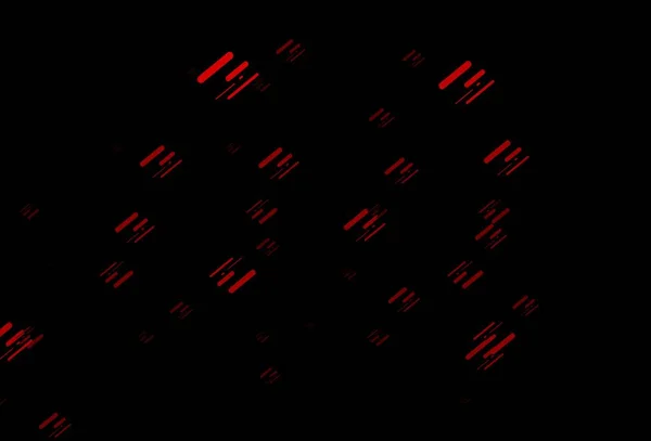 Темно Червоний Векторний Шаблон Повторюваними Паличками Декоративна Блискуча Ілюстрація Лініями — стоковий вектор