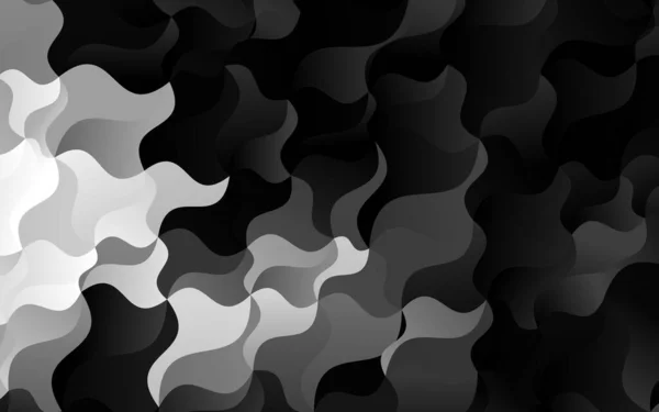 Безшовний Візерунок Чорно Білими Геометричними Формами — стоковий вектор