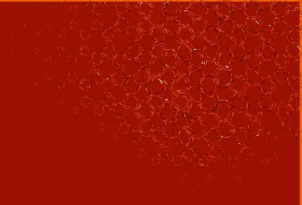 Светло Оранжевый Векторный Рисунок Сферами Размытый Декоративный Дизайн Абстрактном Стиле — стоковый вектор