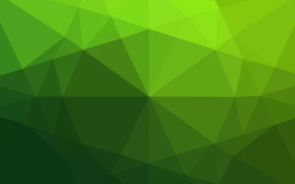 Hellgrüner Vektor Polygon Abstrakter Hintergrund — Stockvektor