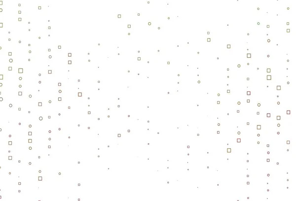 Hellgrüner Roter Vektorhintergrund Mit Rechtecken Schöne Illustration Mit Rechtecken Und — Stockvektor