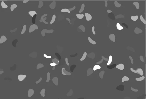 Light Silver Grayův Vektorový Vzorec Chaotickými Tvary Jednoduchá Barevná Ilustrace — Stockový vektor