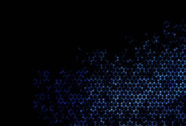 Σκούρο Μπλε Διανυσματικό Μοτίβο Κρύσταλλα Ορθογώνια Glitter Αφηρημένη Εικόνα Ορθογώνια — Διανυσματικό Αρχείο