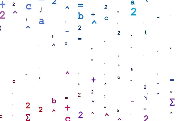 Abstrakt Vektor Illustration Digital Tapet Med Matematiska Symboler — Stock vektor