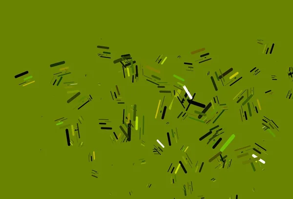 Світло Зелений Жовтий Векторний Фон Довгими Лініями Блискуча Абстрактна Ілюстрація — стоковий вектор