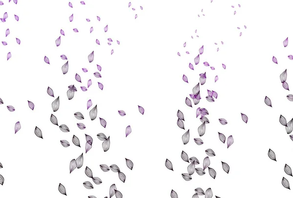 Patrón Boceto Vectorial Púrpura Claro Ilustración Colorida Estilo Garabato Con — Vector de stock