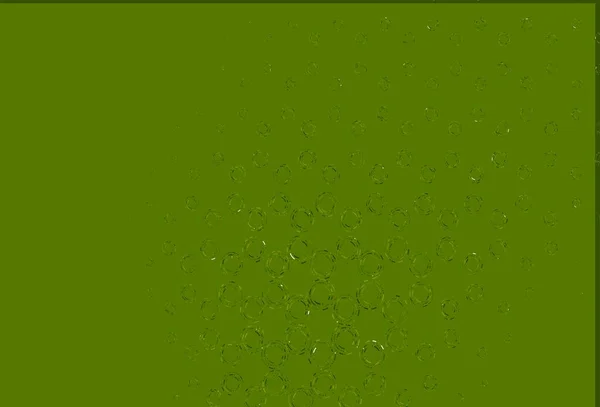 浅绿色 带圆圈的黄色矢量模板 现代抽象图解与彩色水滴 全新的你的品牌书模板 — 图库矢量图片