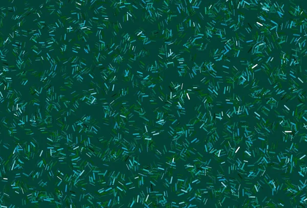 Donkerblauw Groen Vectorpatroon Met Smalle Lijnen Moderne Geometrische Abstracte Afbeelding — Stockvector