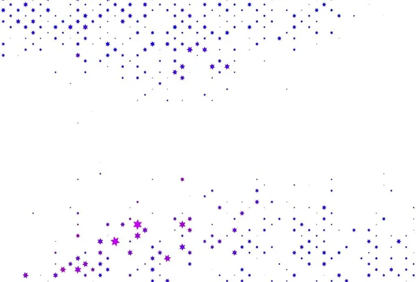Jasnoróżowy Niebieski Wzór Wektora Gwiazdkami Gwiazdy Rozmytym Abstrakcyjnym Tle Gradientem — Wektor stockowy