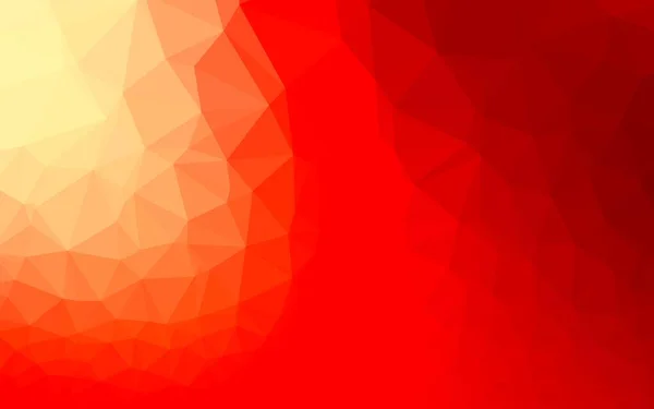 明るい赤ベクトル低ポリテクスチャ明るいベクトルぼやけた三角形のテクスチャ グラデーションの抽象的なスタイルでカラフルなイラスト あなたのビジネスのための真新しいデザイン — ストックベクタ
