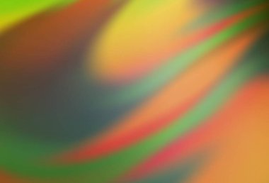 Açık yeşil, sarı vektör bulanık şablon. Parlak renkli bir illüstrasyon. İşiniz için en iyi bulanık tasarım..