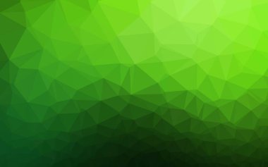 Çokgen desenli soyut geometrik renkli vektör çizimi.