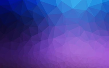 Çokgen desenli soyut geometrik renkli vektör çizimi.