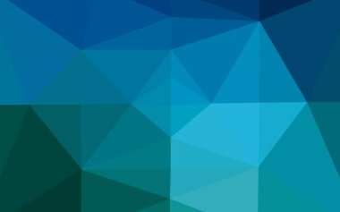 Çokgen desenli soyut geometrik renkli vektör çizimi.