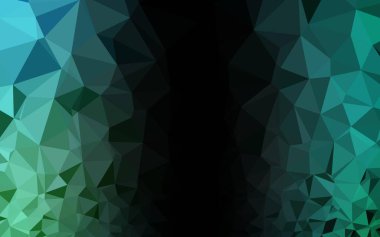 Işık Mavisi vektörü üçgen arkaplan.