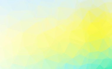 Çokgen desenli soyut geometrik renkli vektör çizimi.