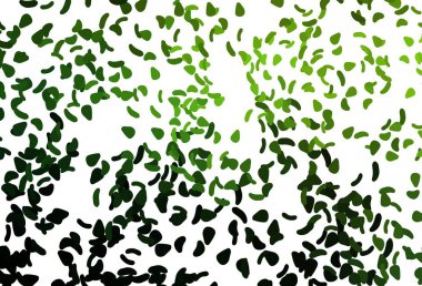 Soyut biçimlere sahip açık pembe vektör arkaplanı. Modern tarzda değişen renkli kaotik formlar. İşiniz için en iyi akıllı tasarım.