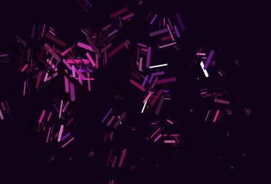 Açık Pembe, uzun çizgileri olan mavi vektör arkaplan. Dar çizgileri olan parlak renkli çizimler. Reklamlar, posterler, afişler için desen.