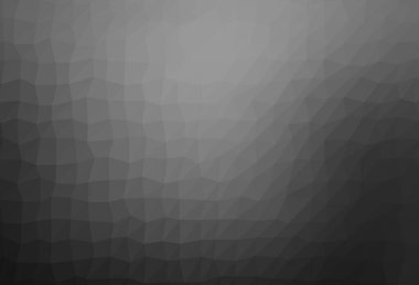 Koyu Gümüş, gri vektör düşük polimerli düzen. Zarif bir tasarıma sahip soyut bir çizim. Cep telefonu geçmişi için şablon.