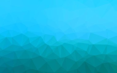 Çokgen desenli soyut geometrik renkli vektör çizimi.