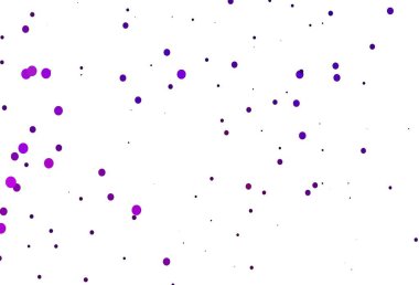 Küreli açık mor vektör deseni. Parlak renkli soyut çemberlerin olduğu bir resim. İş reklamları için tasarım.