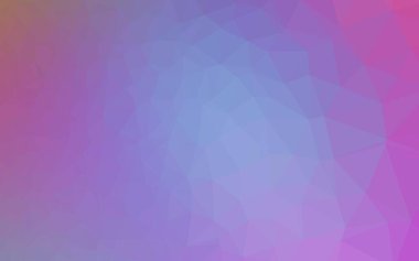 Açık Pembe, Mavi vektör düşük polimerli doku.