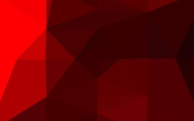 Açık kırmızı vektör düşük poli dokusu.