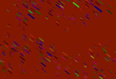 Açık Çokrenkli, tekrarlanan çubuklu Gökkuşağı vektör şablonu. Bulanık arkaplanda gradyanı olan çizgiler. Web siteleri, iniş sayfaları için desen.