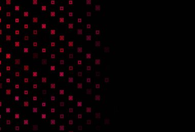 Daireli, dikdörtgenli koyu mor vektör şablonu. Dikdörtgen şekilli, daireli soyut çizimler. Reklamınız, posteriniz, afişiniz için en iyi tasarım.