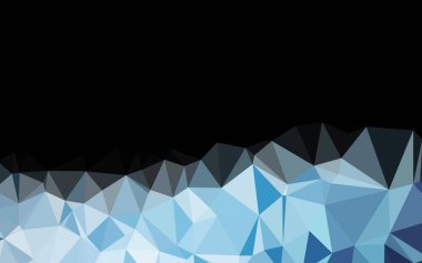 Çokgen desenli soyut geometrik renkli vektör çizimi.