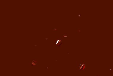 Disklerle açık turuncu vektör dokusu. Parlak renkli soyut çemberlerin olduğu bir resim. Posterler, afişler için tasarım.